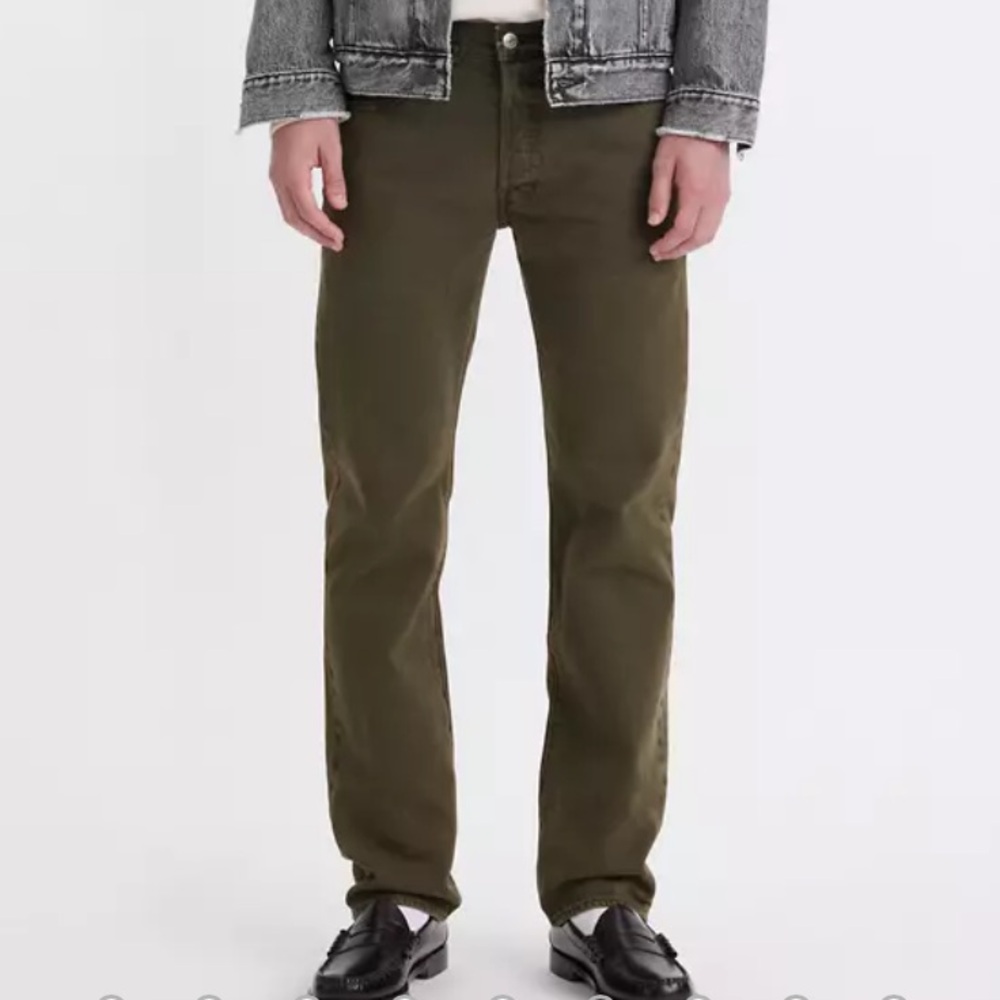 Levi's Green Straight Leg Jeans Timeless Style